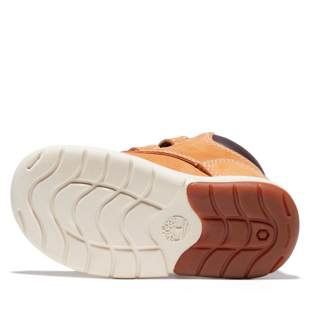 Timberland Kids Snow Boots Toddler Toddle Tracks Easy-Close - Brown - India DJ4203615